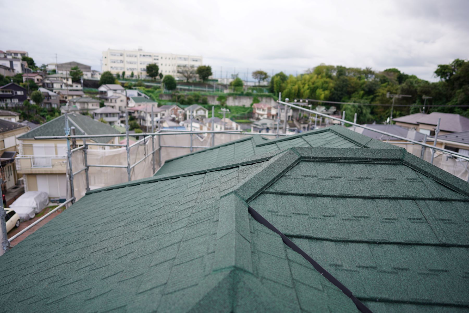 横浜市緑区　T様邸　2023年9月　　　屋根重ね葺き